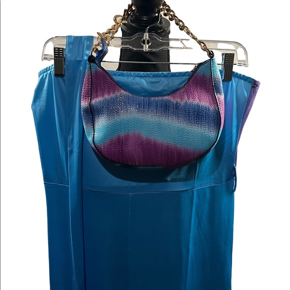 NWT- ⭐️⭐️Host Pick ⭐️⭐️‼️‼️Women’s Ombre Jumpsuit W/Belt/bag.NWT. Sizes L/XL. - Picture 10 of 16